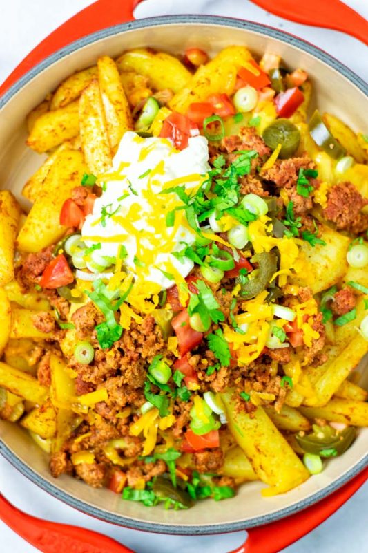 Nacho Fries [vegan, easy] Contentedness Cooking