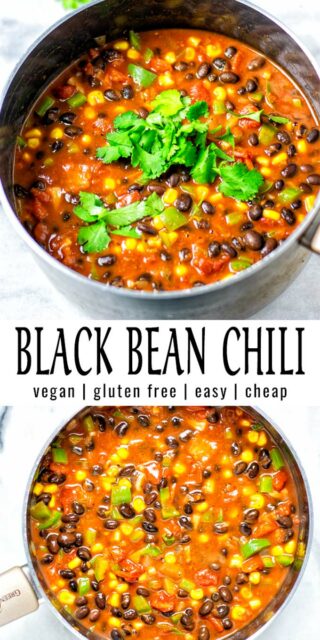 Black Bean Chili [vegan] - Contentedness Cooking