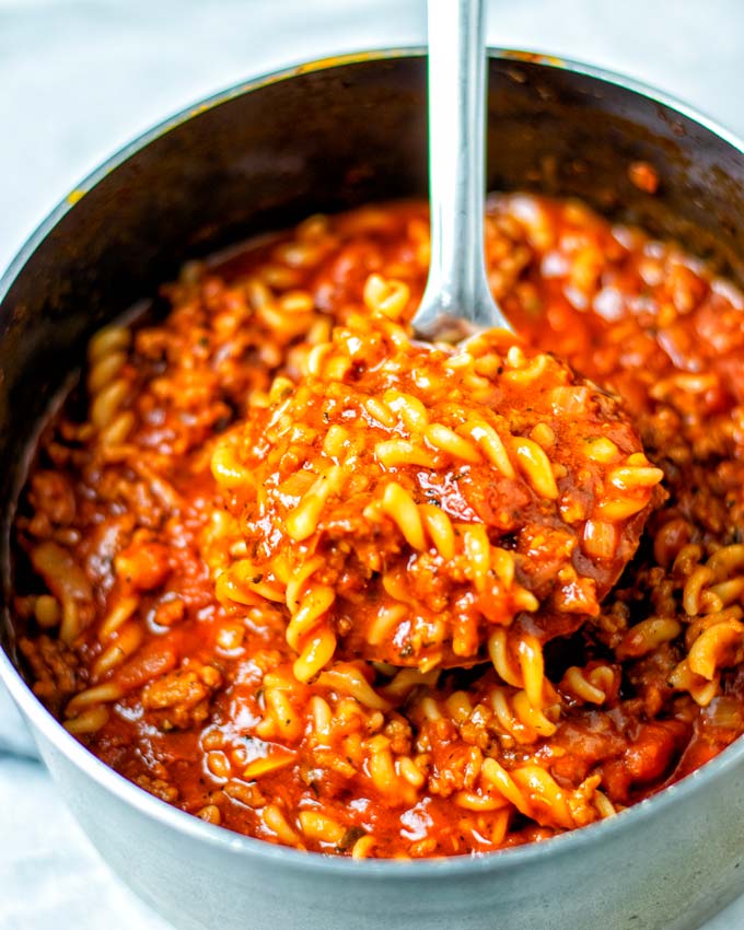 Lasagna Soup [vegan, one pot] - Contentedness Cooking