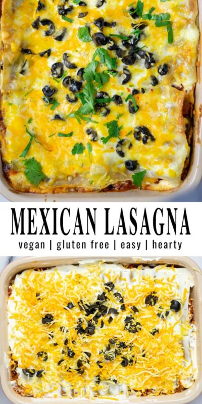 Mexican Lasagna [vegan] - Contentedness Cooking