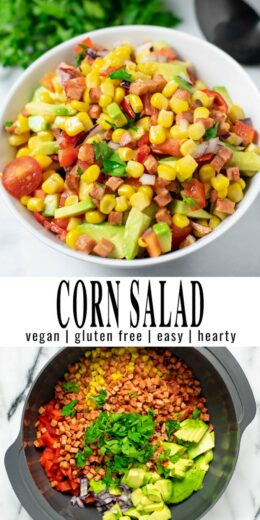 Corn Salad [vegan, easy] - Contentedness Cooking