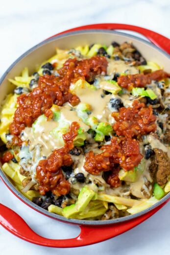 Loaded Fries [vegan, easy] - Contentedness Cooking