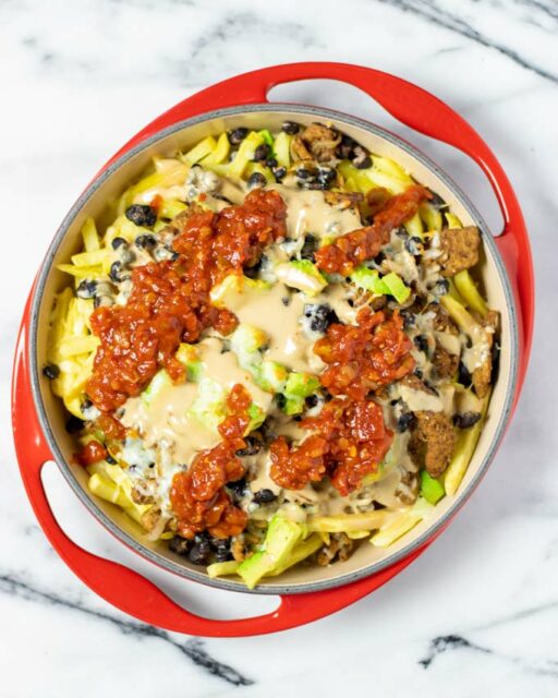 Loaded Fries [vegan, easy] Contentedness Cooking
