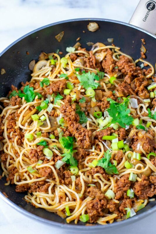 Mushroom Noodles [vegan] Contentedness Cooking