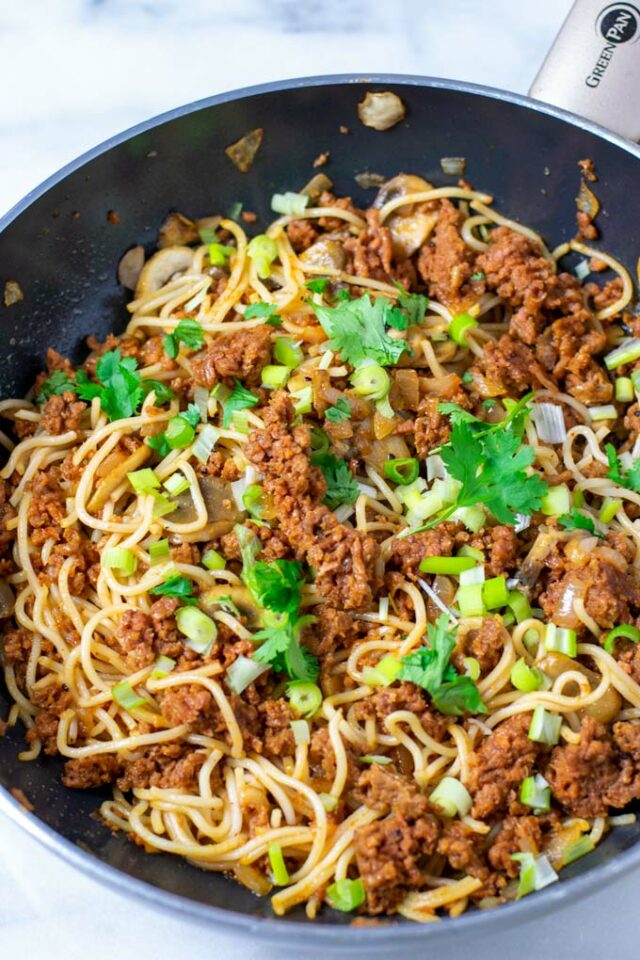 Mushroom Noodles [vegan] Contentedness Cooking