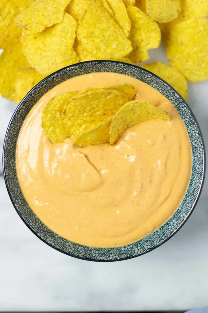 Top view of the Chipotle Sauce in a bowl.