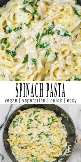 Spinach Pasta - Contentedness Cooking