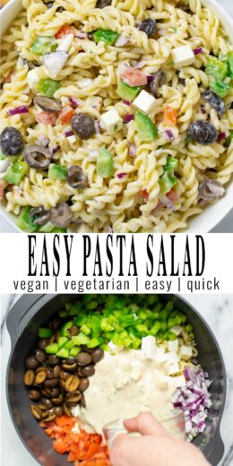 Easy Pasta Salad - Contentedness Cooking