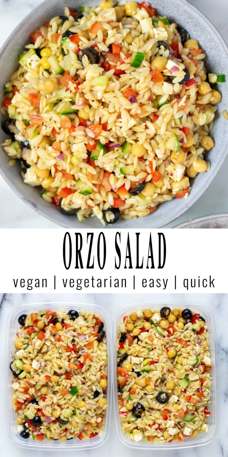 Orzo Salad - Contentedness Cooking