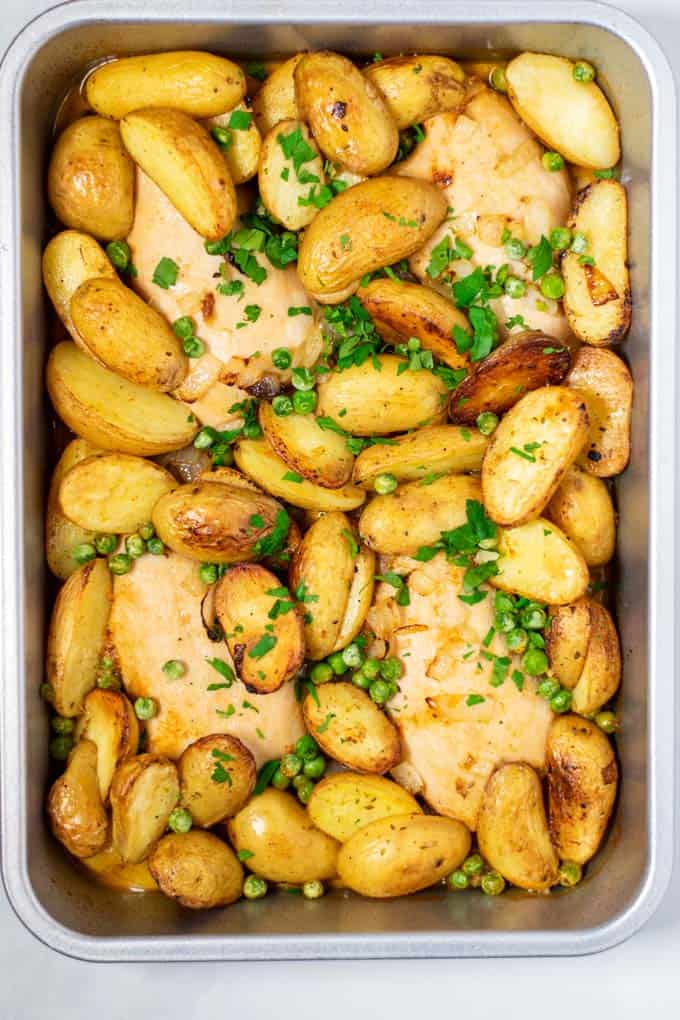 Chicken Vesuvio