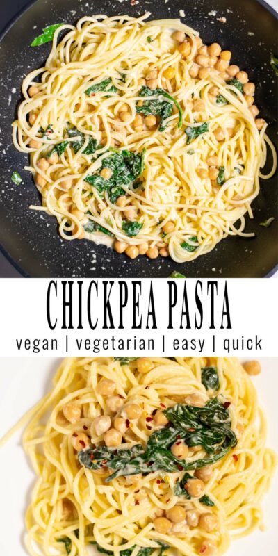 Chickpea Pasta - Contentedness Cooking