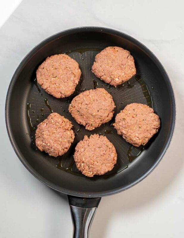 Sausage Patties Contentedness Cooking