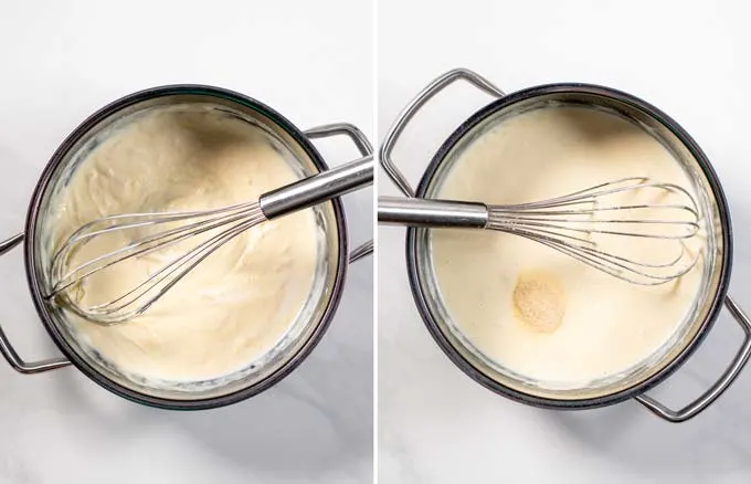 Step-by-step guide how to make roux as a basis of Tomato Gravy.