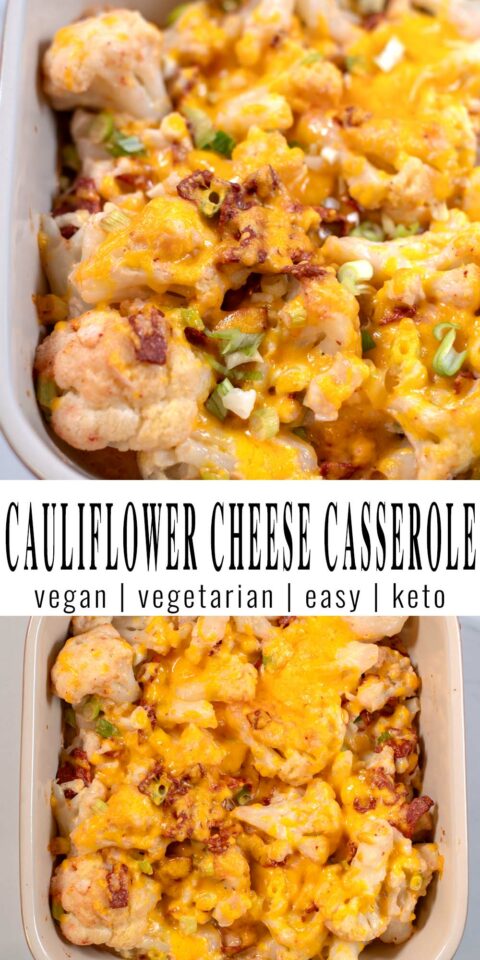 Easy Keto Cauliflower Cheese Casserole - Contentedness Cooking