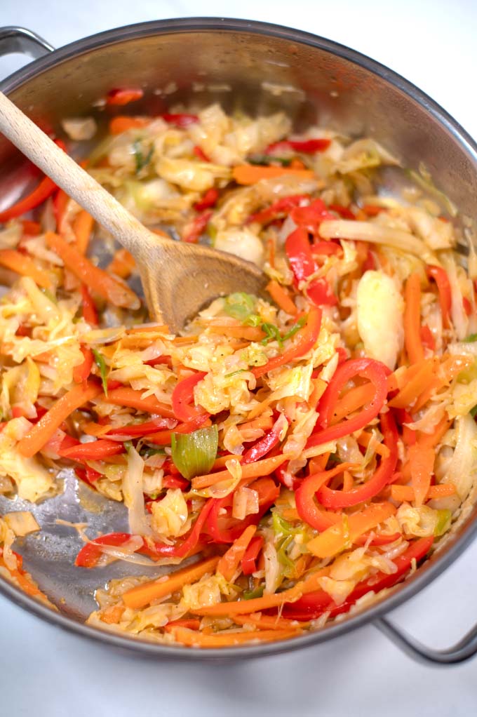 Jamaican Cabbage Recipe (classic steamed cabbage) - Contentedness Cooking