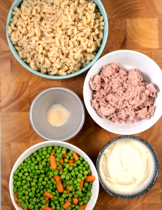 Easy Cold Tuna Noodle Casserole Recipe - Contentedness Cooking