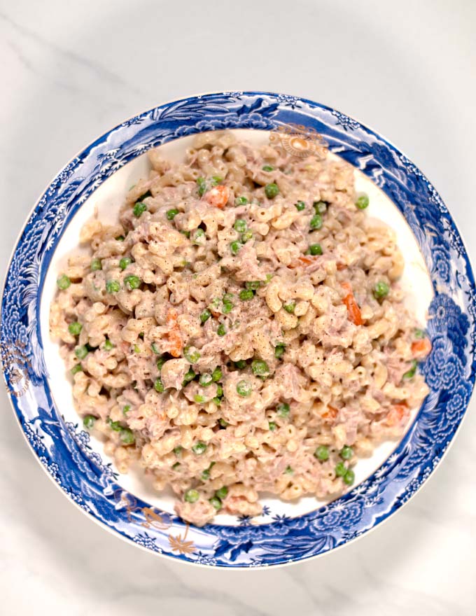 Easy Cold Tuna Noodle Casserole Recipe - Contentedness Cooking