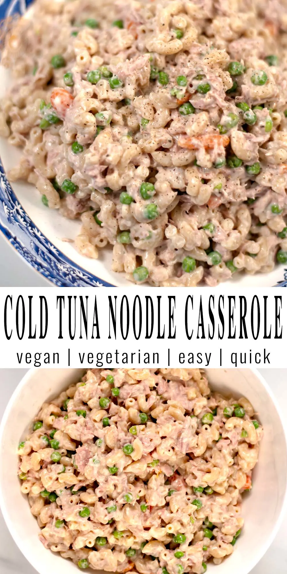 Easy Cold Tuna Noodle Casserole Recipe - Contentedness Cooking