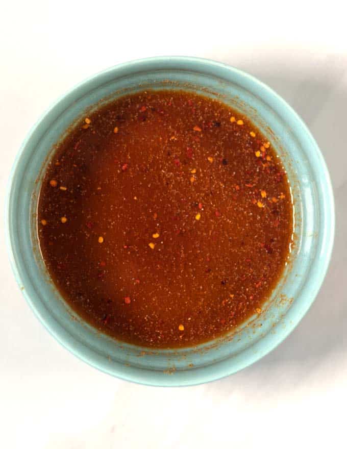 Finished Hamburger Marinade.