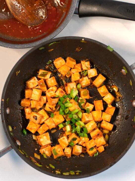 A serving of tofu.