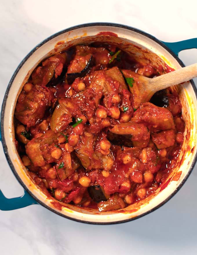 Top view of Lebanese Moussaka.