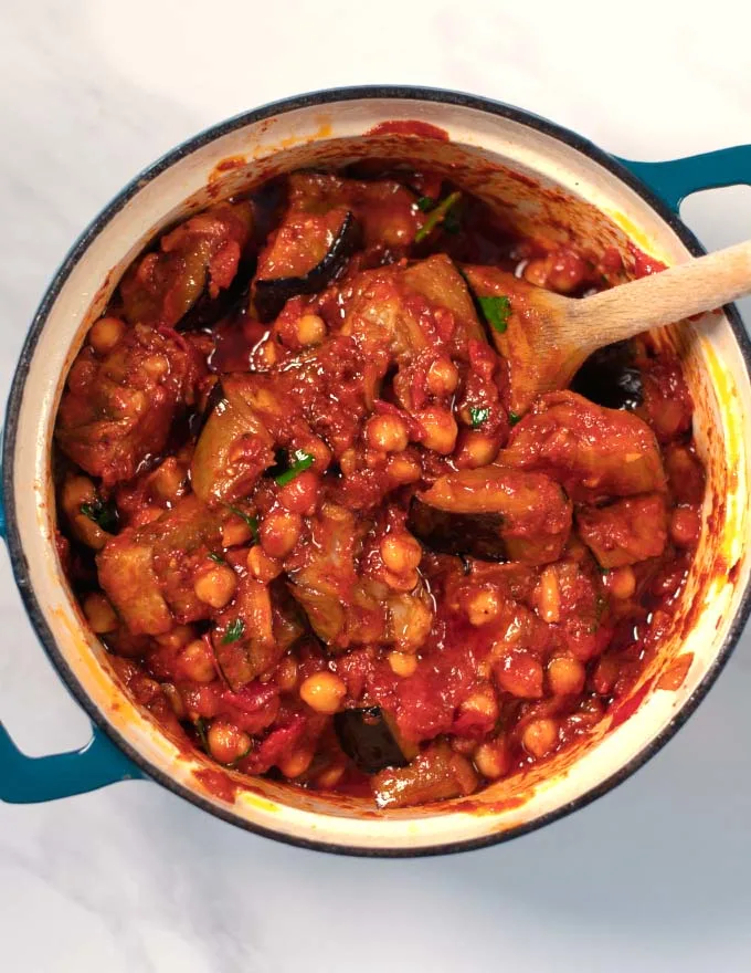 Top view of Lebanese Moussaka.