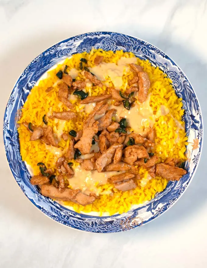 A large serving of Pollo Loco.