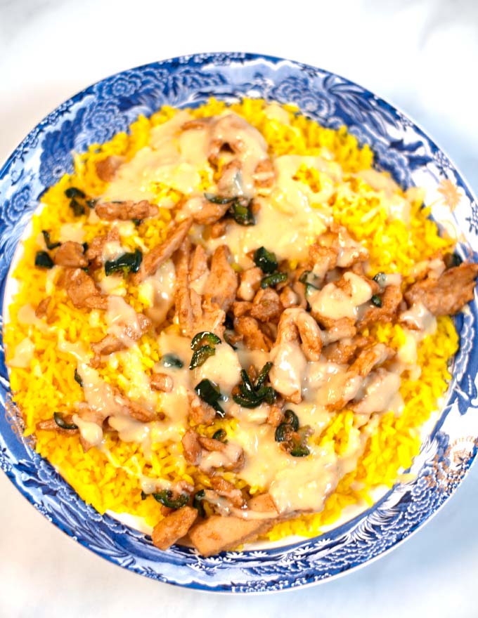 Pollo Loco in a serving bowl.