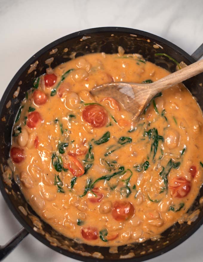 Closeup of Marry Me Butter Beans.