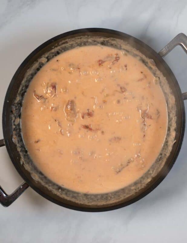 The creamy sauce of Marry Me Tofu.