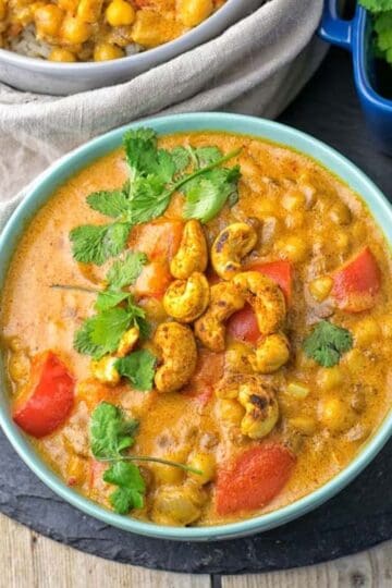 Lentil Chickpea Yellow Curry