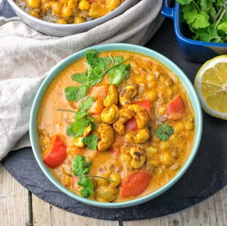 Lentil Chickpea Yellow Curry