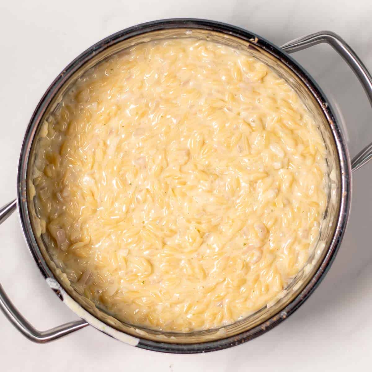 Creamy Lemon Orzotto.