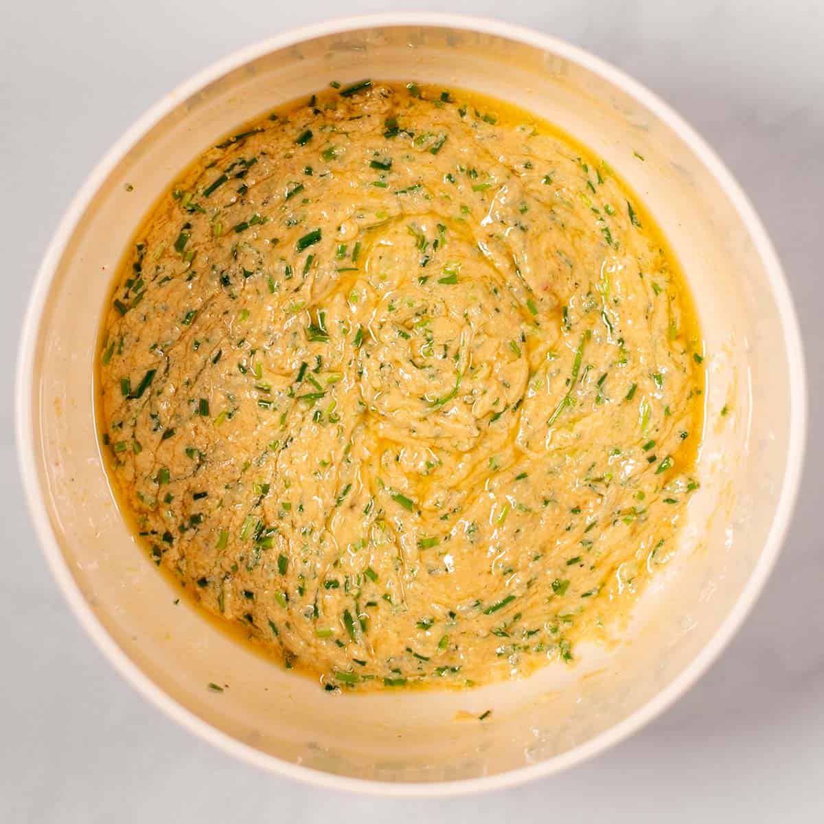Ready dressing for the salad.
