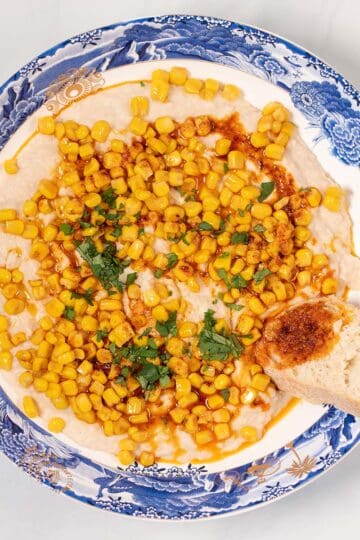 Bread is used for dipping.