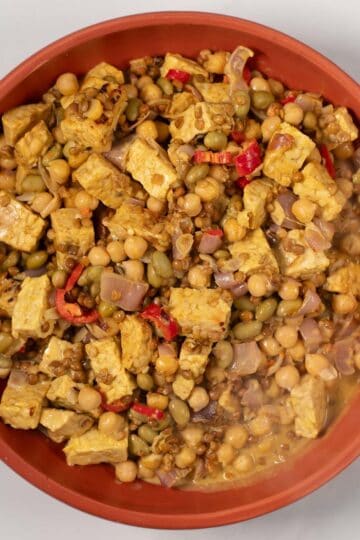 A large serving of High Protein Lentils.